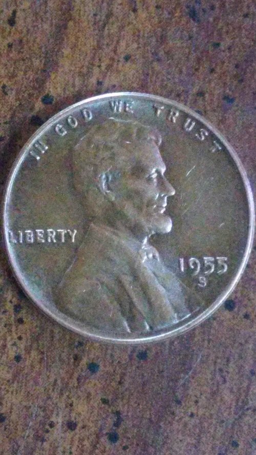 My-1955-S-Wheat-Penny-Its-Quite-Bright-And-Reflective